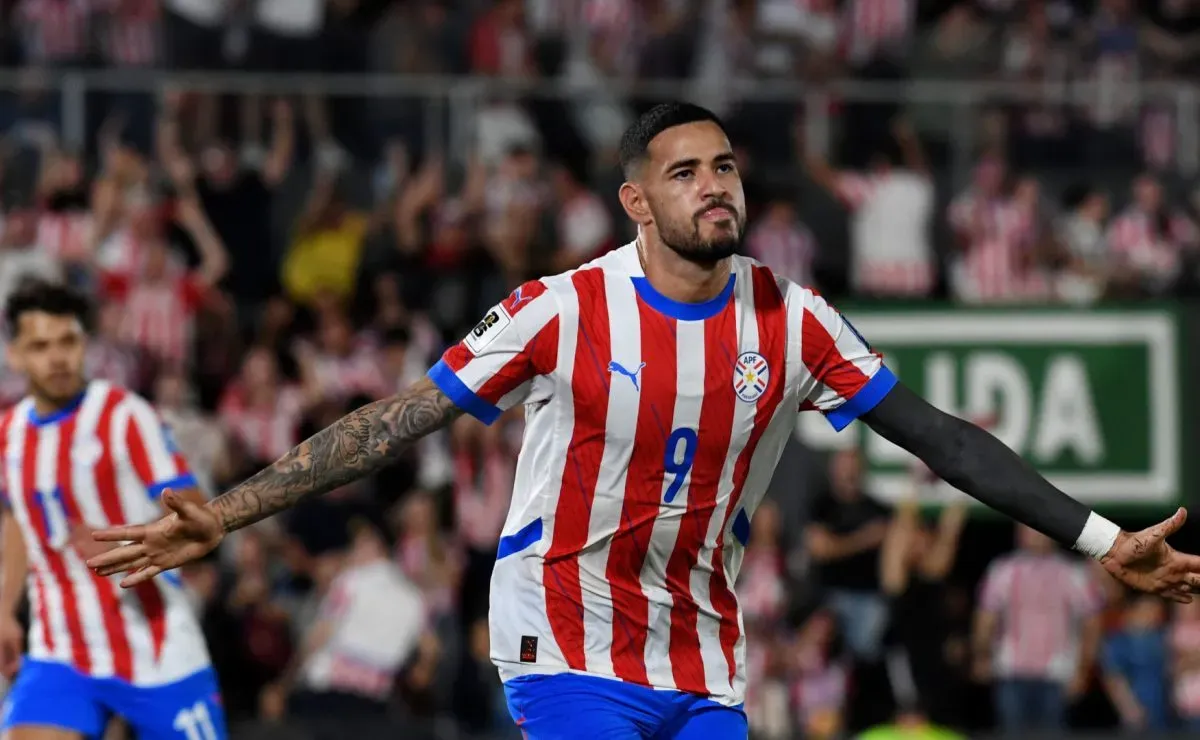 Paraguay&#039;s forward Antonio Sanabria (Christian Alvarenga/Getty Images)