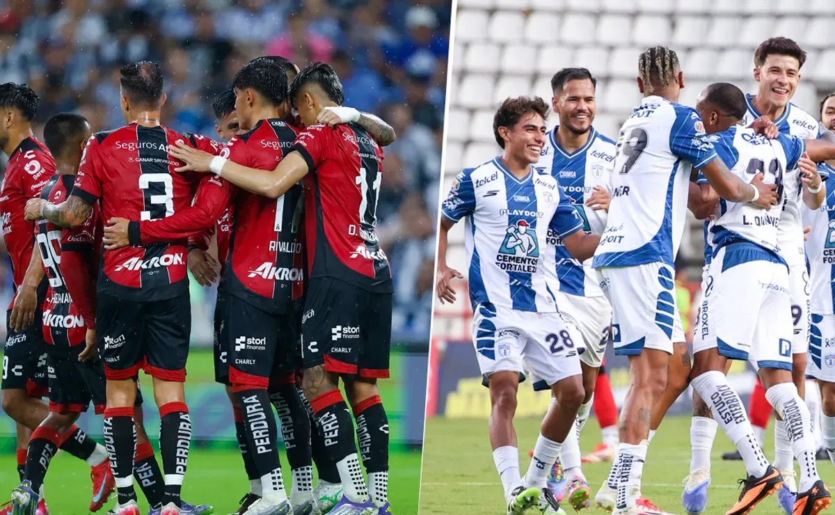 Las alineaciones de Atlas vs. Pachuca por el Apertura 2025 de la Liga ...