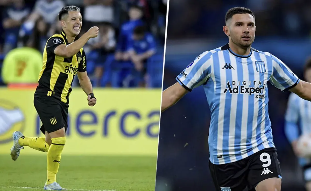 Las alineaciones de Peñarol vs. Racing Club por la Copa Libertadores