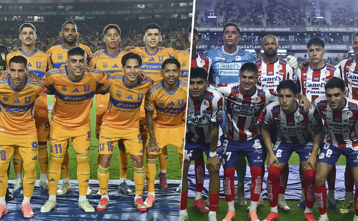 Las alineaciones de Tigres vs. Atlético San Luis por el Apertura 2025