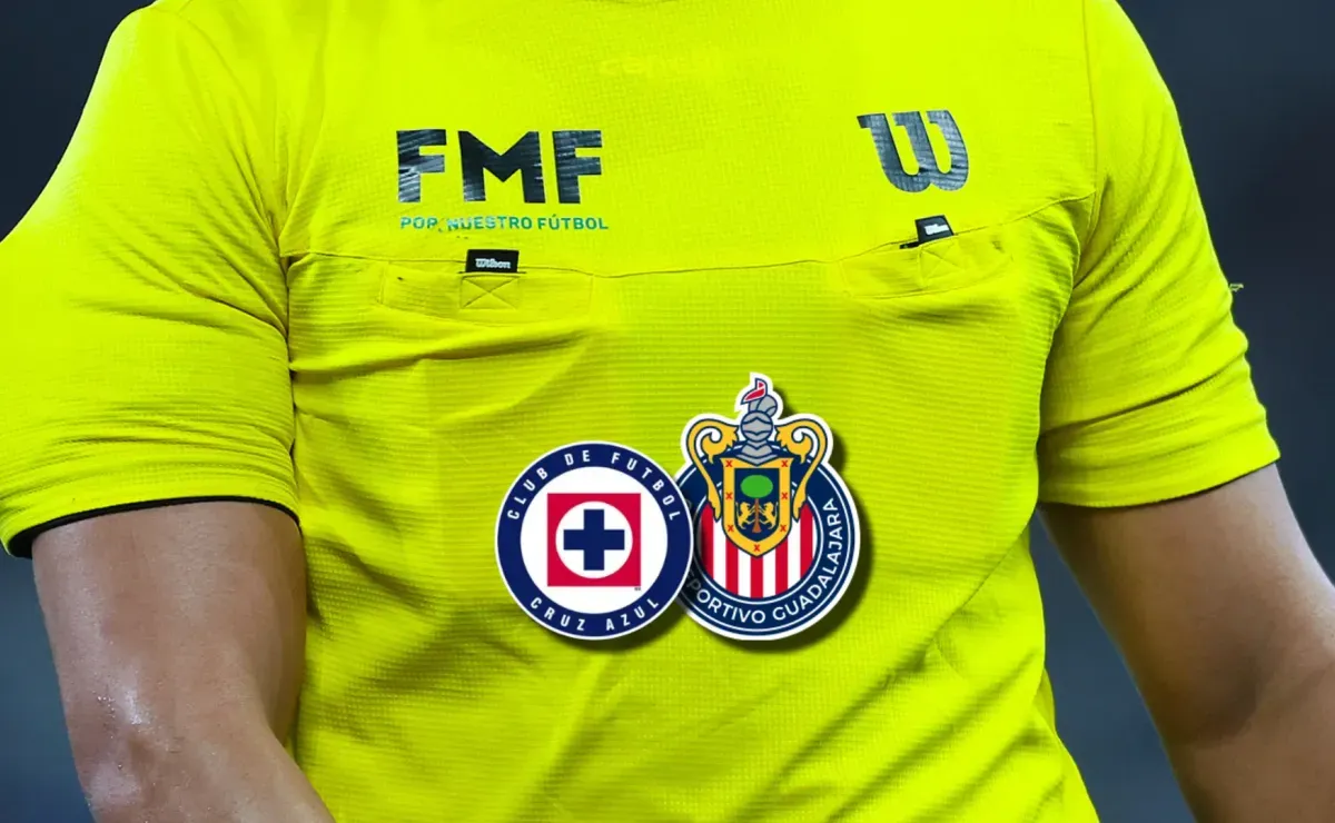 CONFIRMADO el árbitro del Cruz Azul vs. Chivas por la ida de los cuartos de final del Apertura