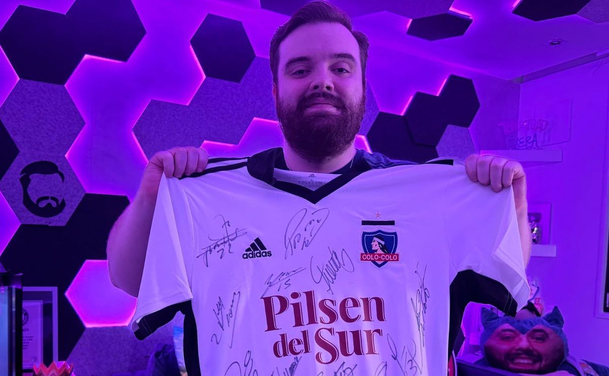 Viene al Monumental? Ibai Llanos aparece con la camiseta de Colo Colo