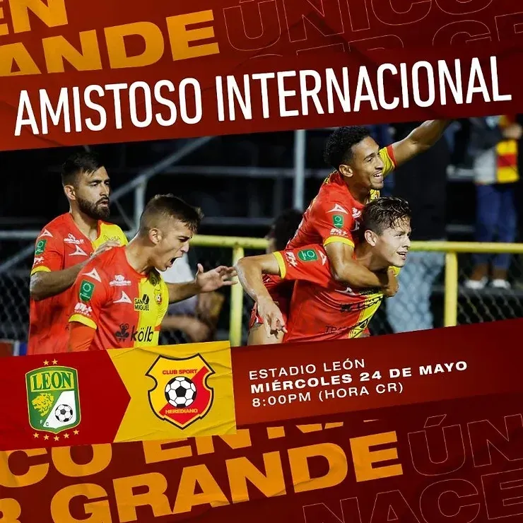 Herediano enfrentará a León en México.