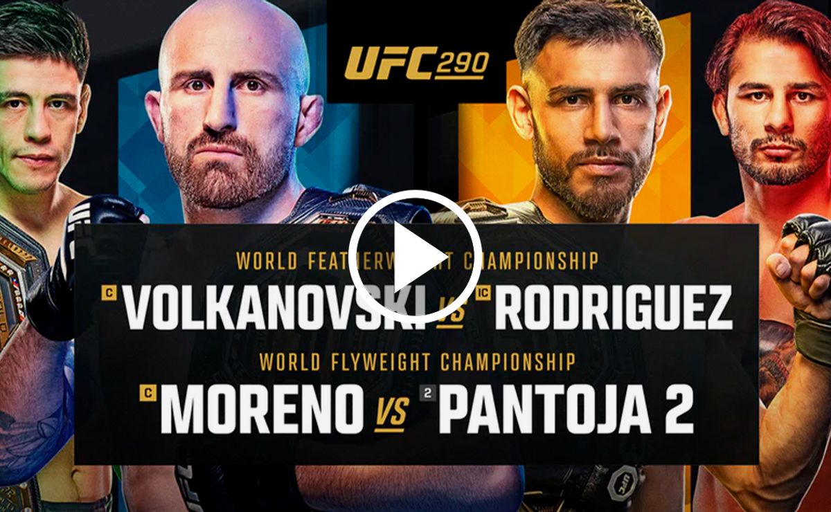 UFC 290 EN VIVO Dónde ver todos los combates, cartelera completa, hora