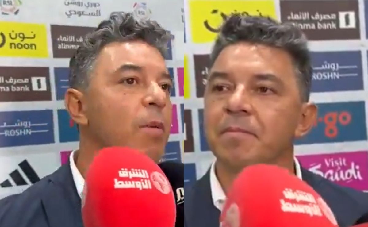 Un curioso momento vivido por Marcelo Gallardo en rueda de prensa tras la victoria del Al Ittihad