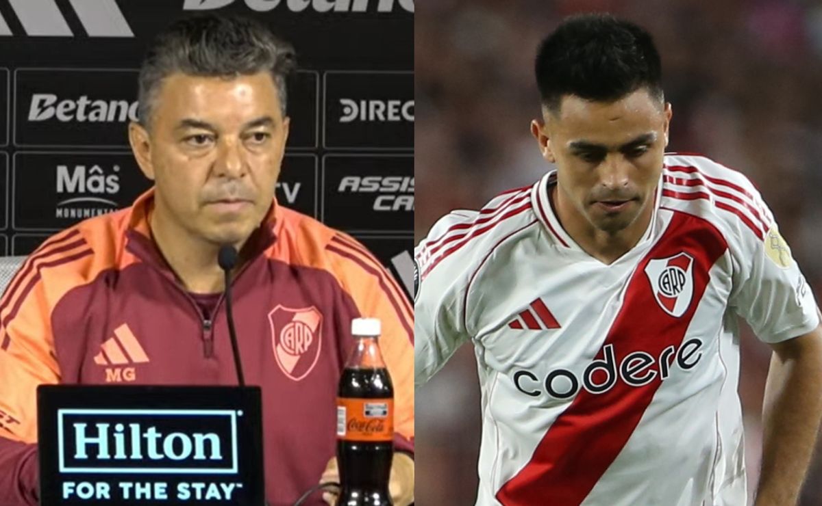 La frase de Gallardo sobre la recuperación del Pity Martínez que preocupó a los hinchas de River