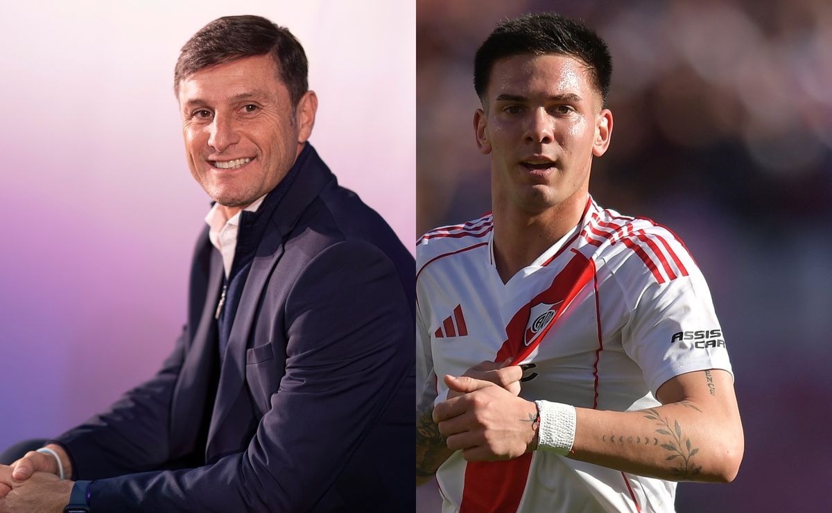 La frase de Javier Zanetti sobre Mastantuono que inquietó a River: 