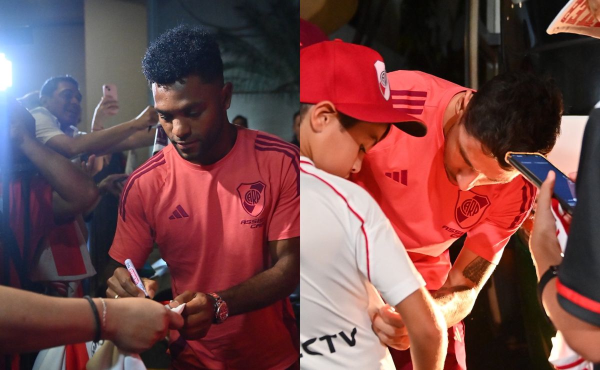 No se vio: el gesto del plantel de River en su llegada a Ecuador