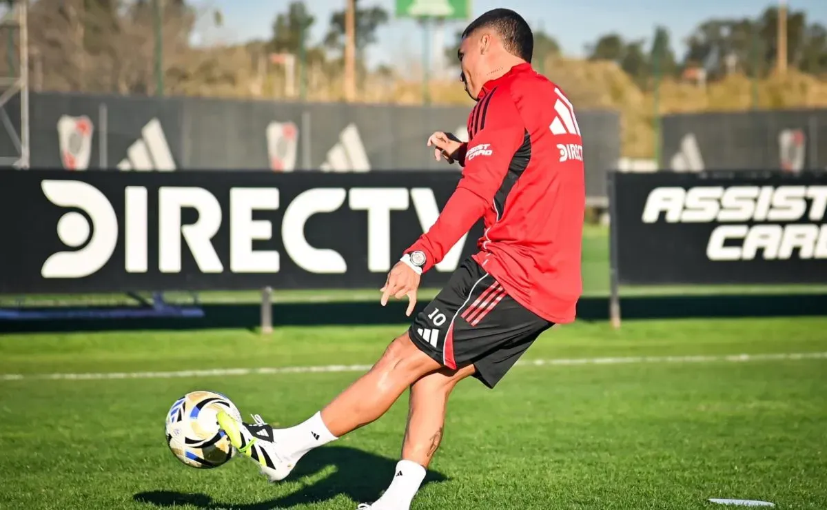 Juanfer Quintero tuvo su primer entrenamiento en River: ¿Cuándo podría debutar?