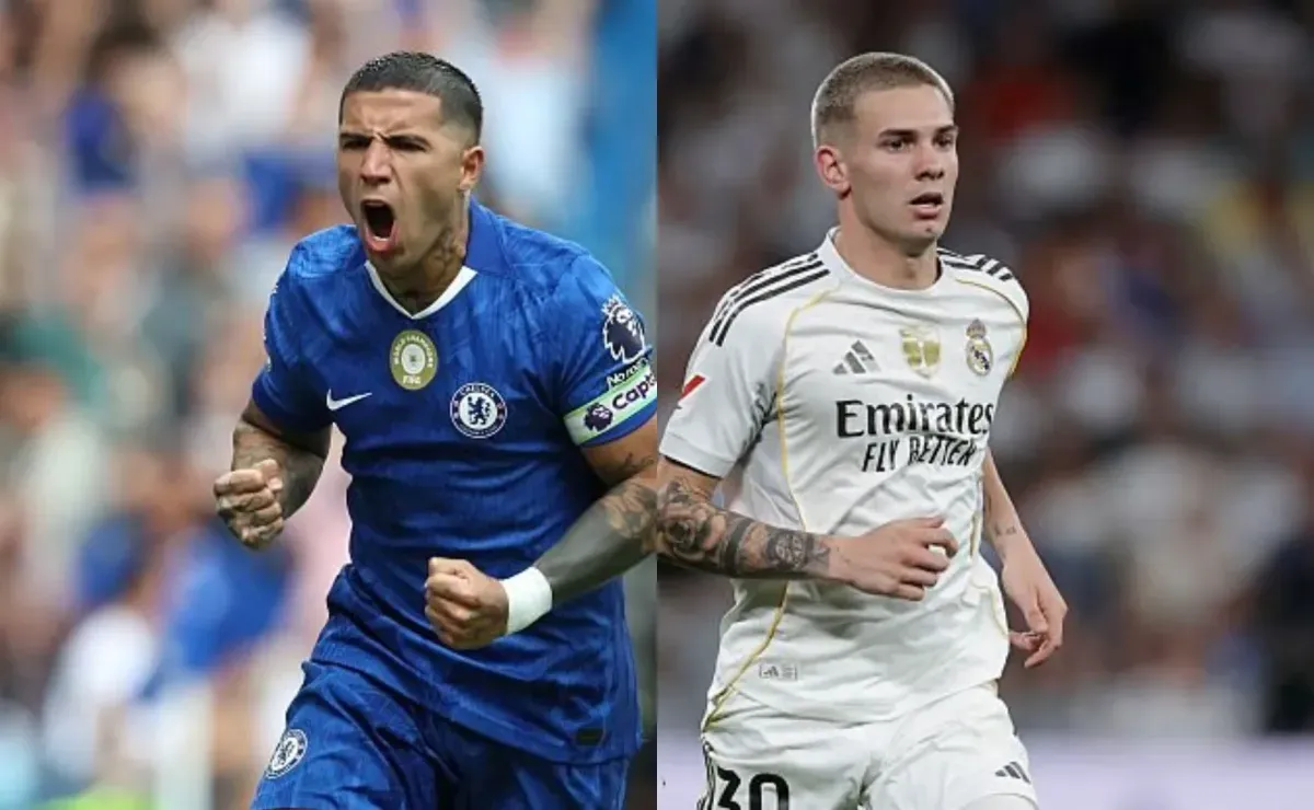 Gol de Enzo Fernández en Chelsea, Mastantuono titular en Real Madrid y doblete de Barco en Rusia