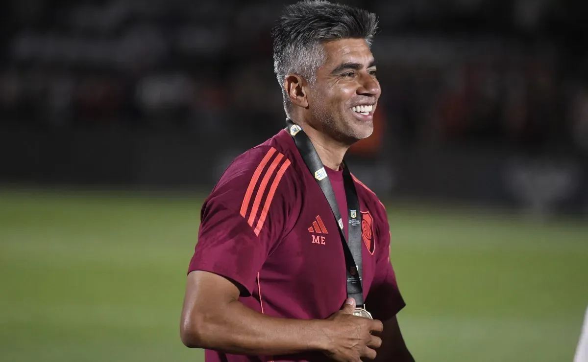 Salió campeón con River, hoy trabaja como DT en el club y no pudo ocultar el orgullo: 