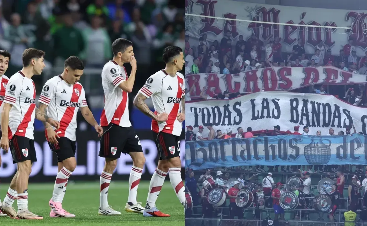 El gesto de los jugadores de River que enfureció a los hinchas en Brasil: 