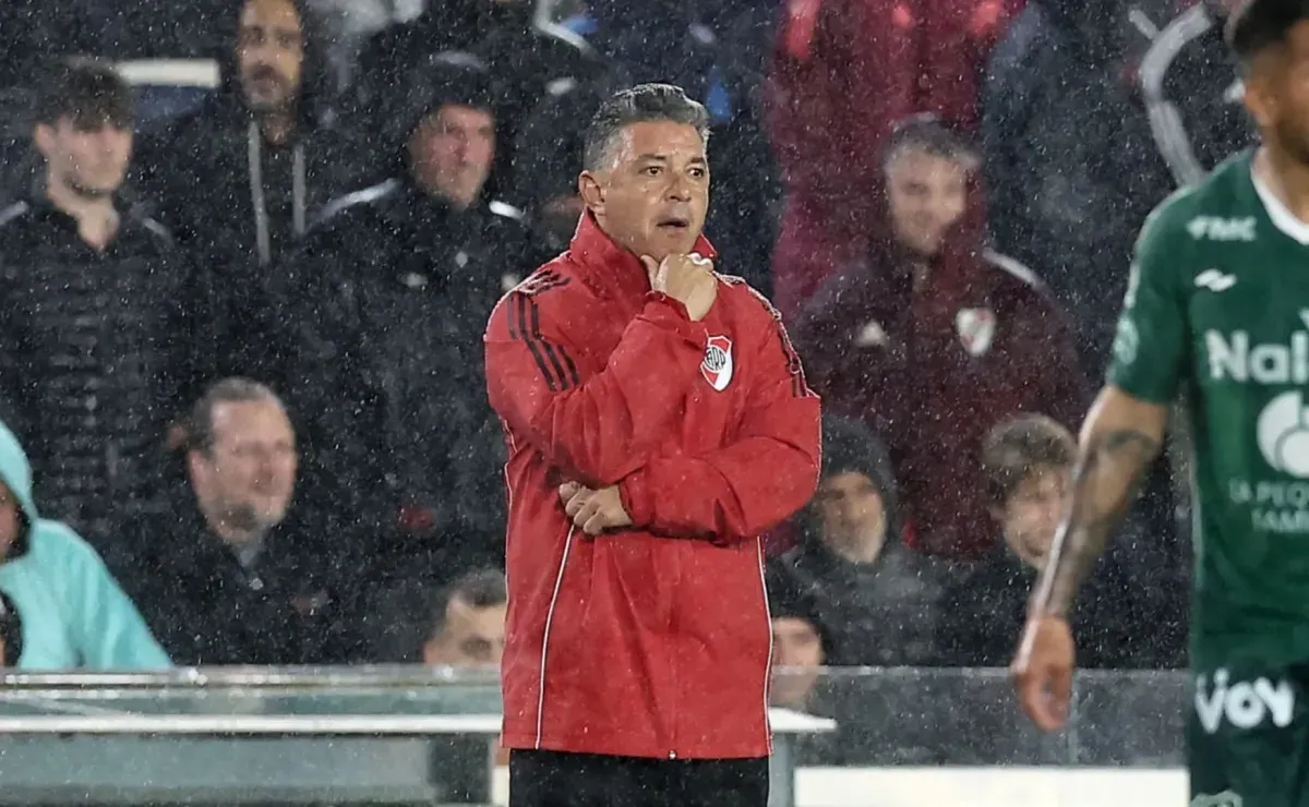 Gallardo, afligido tras la derrota de River con Sarmiento: 