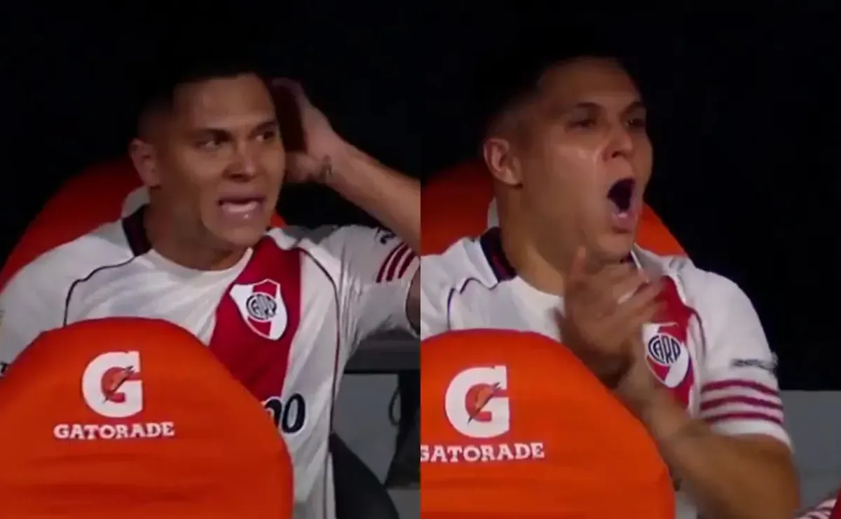 No se vio: Juanfer Quintero pasó de la calentura al festejo por el gol de Meza