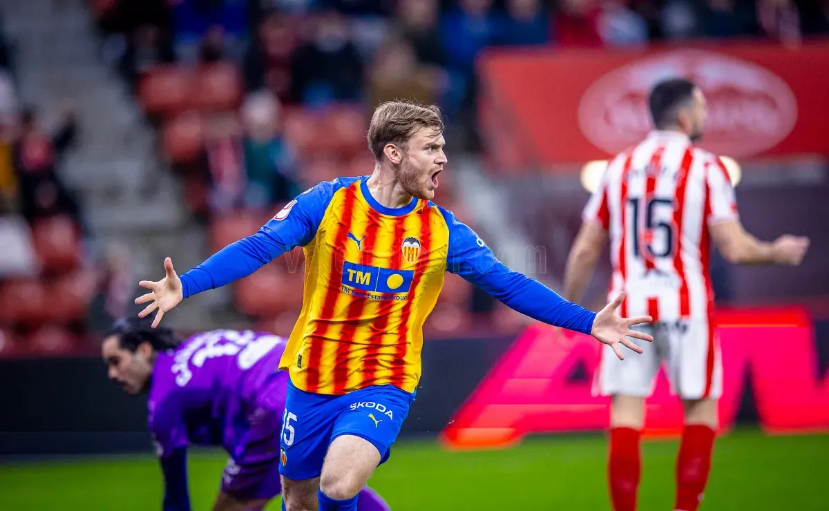 VIDEO: Lucas Beltrán anotó uno de los goles de la victoria de Valencia por la Copa del Rey