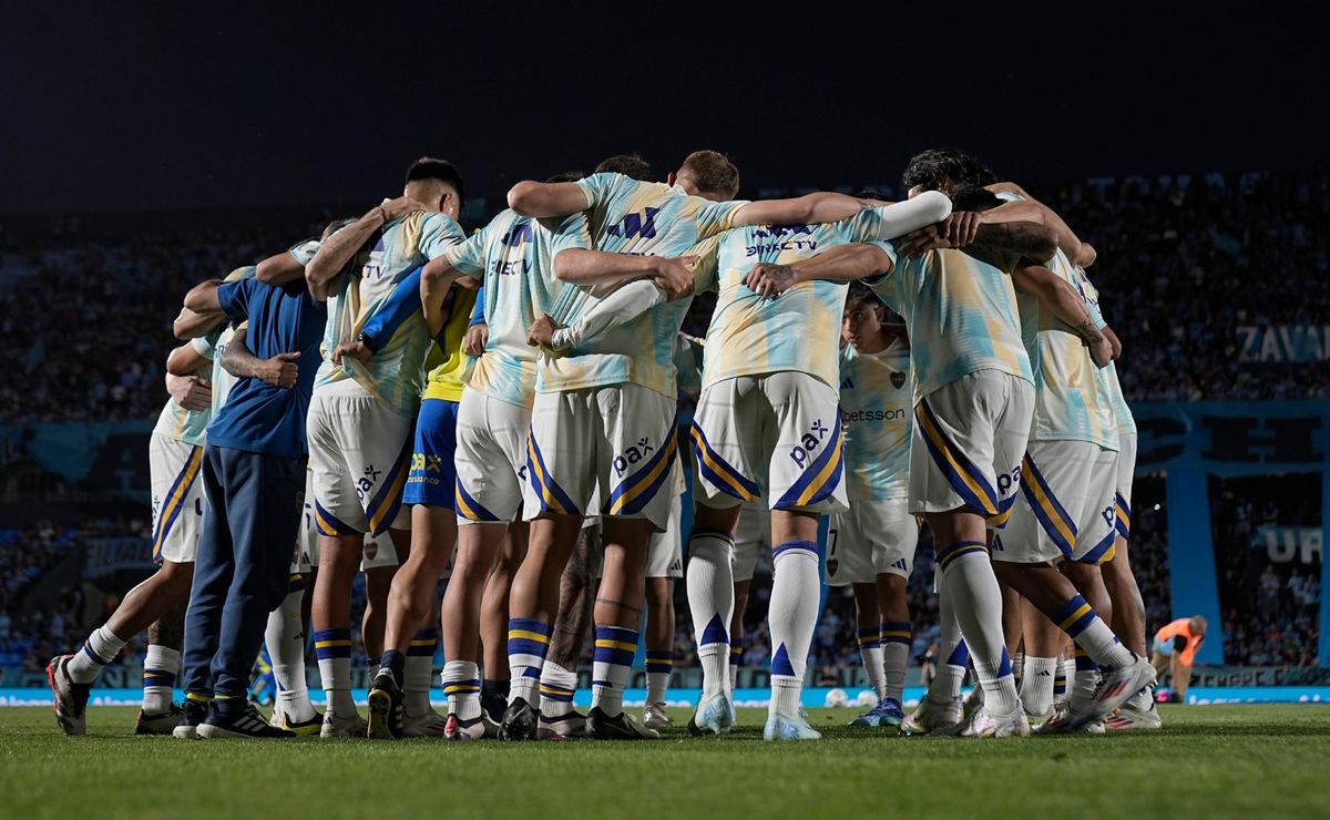 How Boca was in the table and in the classification for the Copa