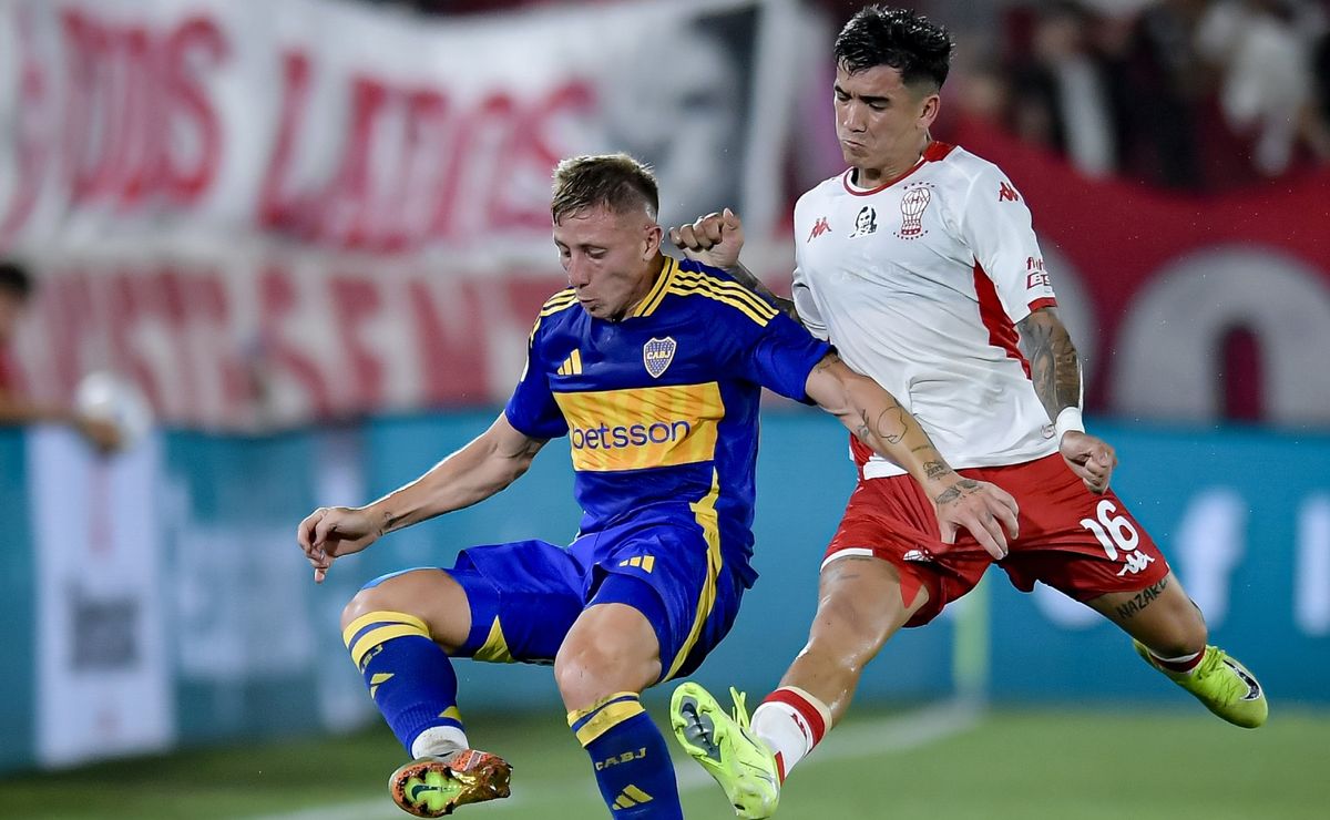 El 1x1: los PUNTAJES de los jugadores de Boca en el empate frente a Huracán