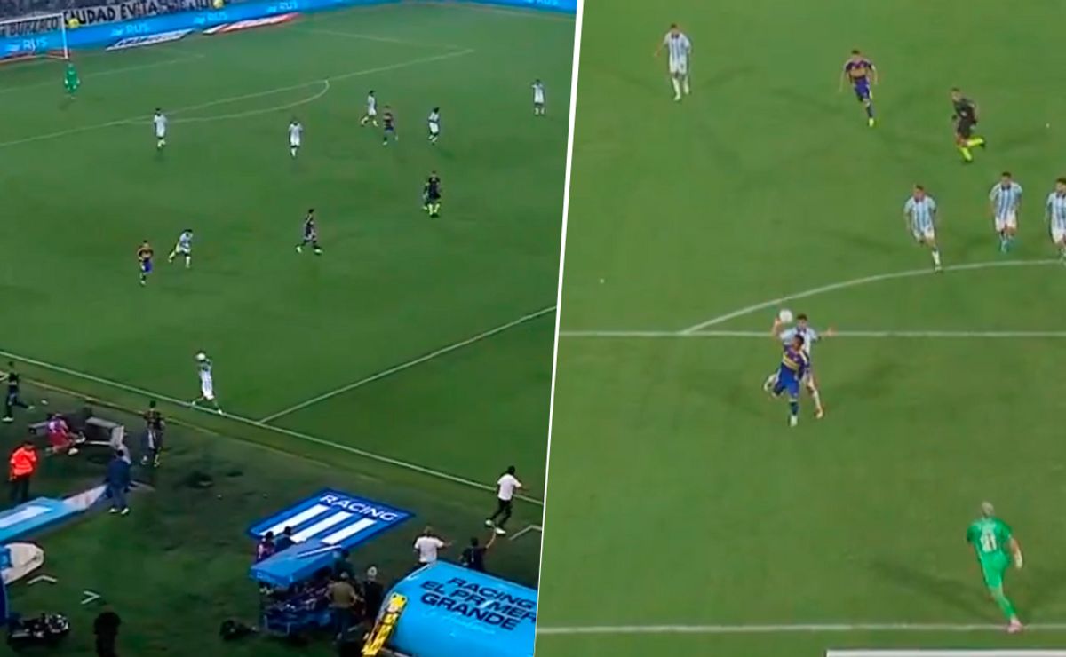 Las dos POLÉMICAS que reclama Boca en el partido ante Racing: un penal y la jugada previa al primer gol