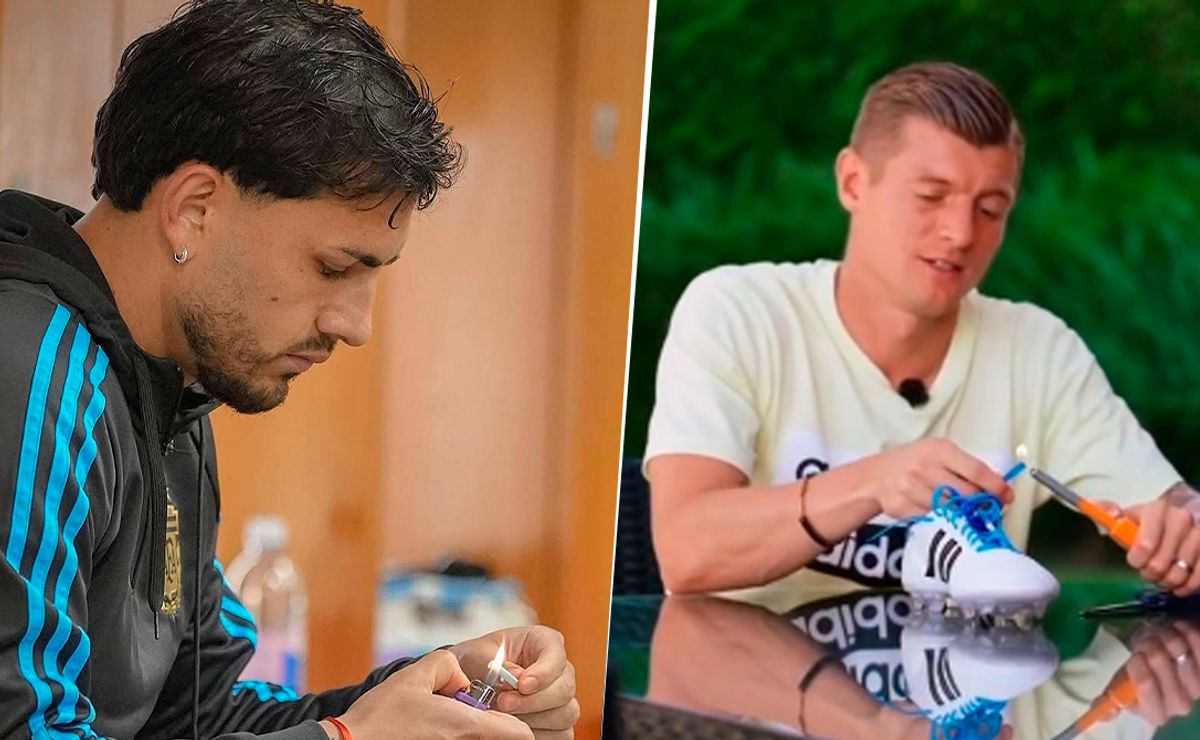 Como Toni Kroos: revelaron por qué Paredes quema los cordones de sus botines