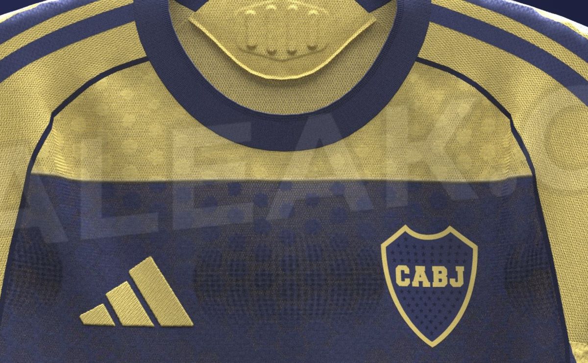 Toda dorada: así sería la camiseta suplente de Boca para el Mundial de Clubes 2025
