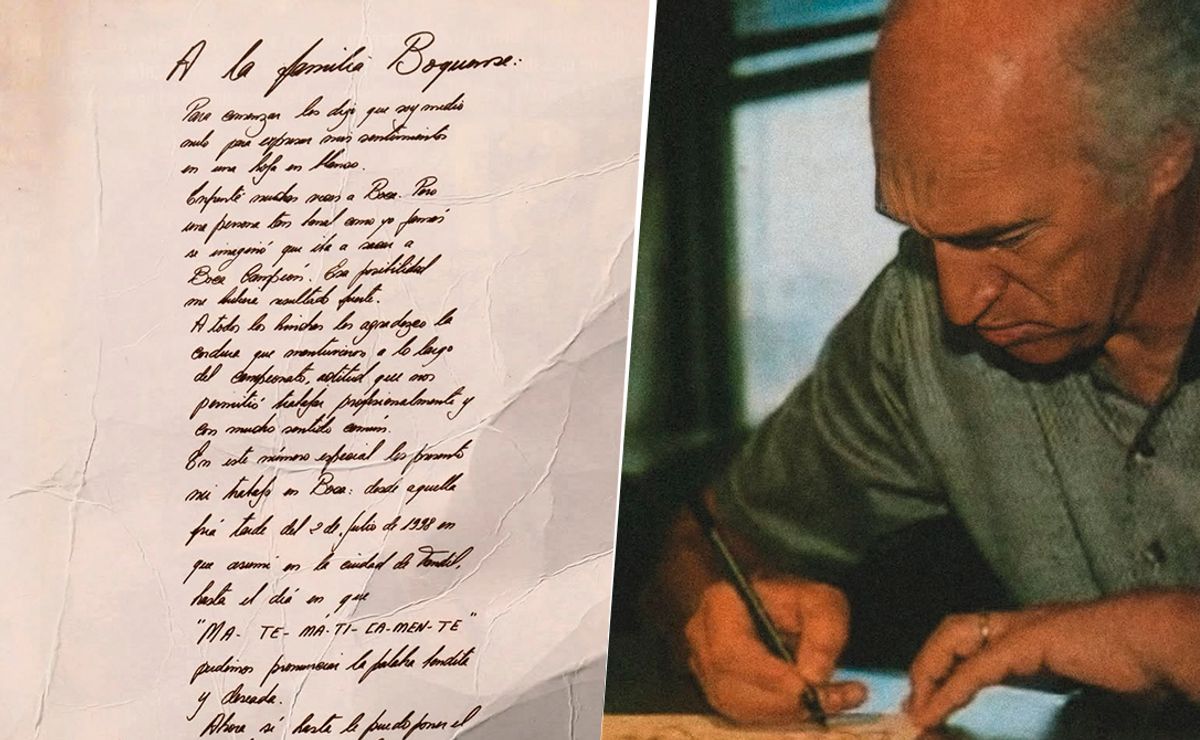 ¿Lo sabían? El día en que Carlos Bianchi le escribió una carta a los hinchas de Boca: 