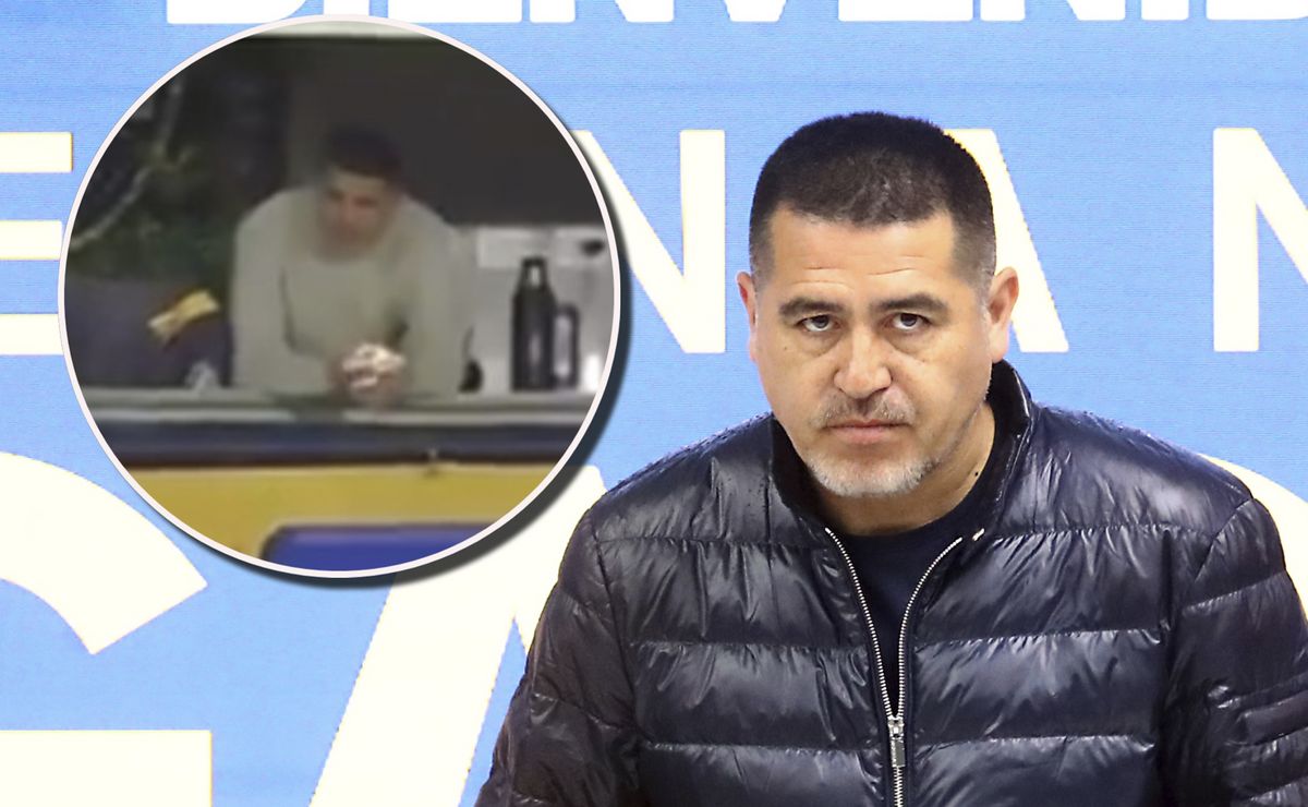 No se vio: la reacción de Riquelme a los cantitos contra su comisión