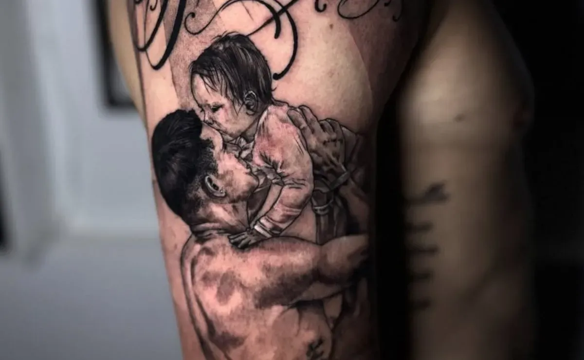 El tatuaje gigante que se hizo un jugador de Boca para su hija