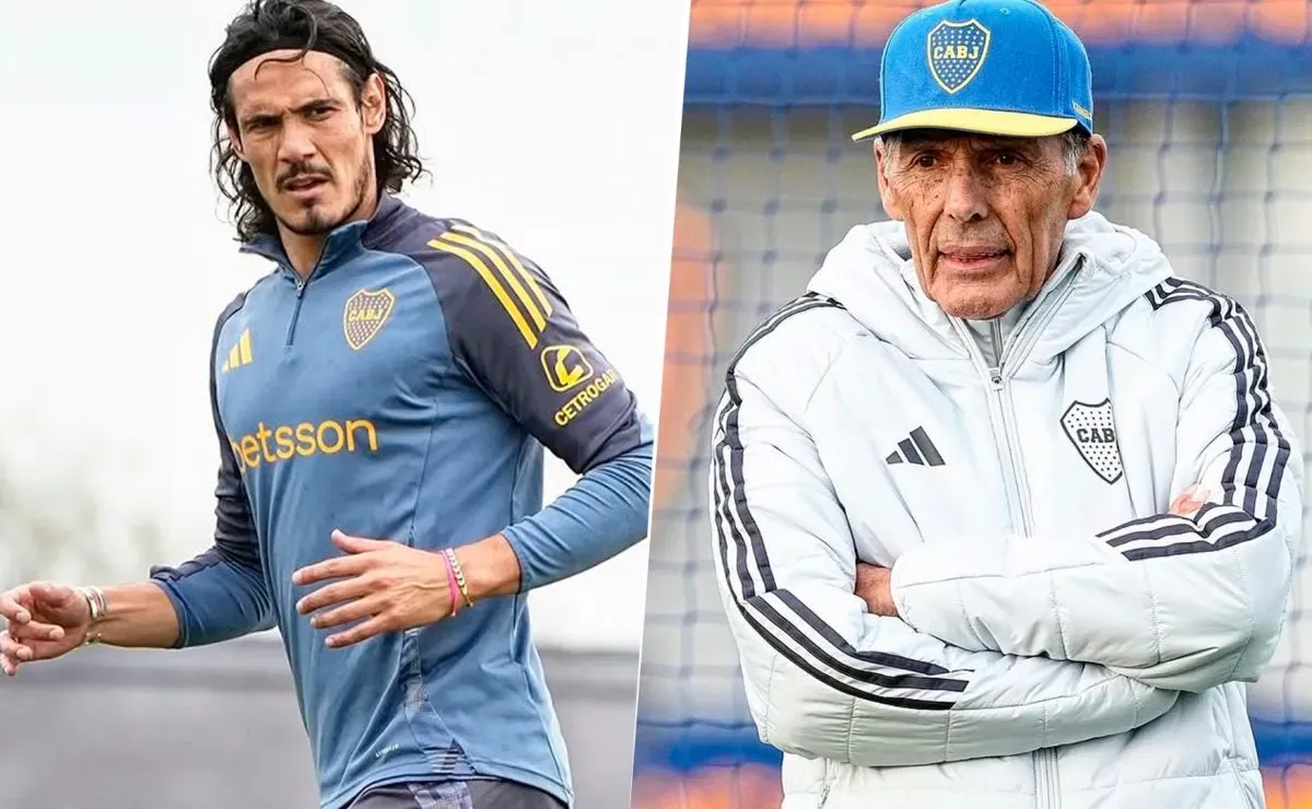 Russo habló con Cavani: cómo fue la charla entre el DT de Boca y el delantero, a pocos días de Benfica