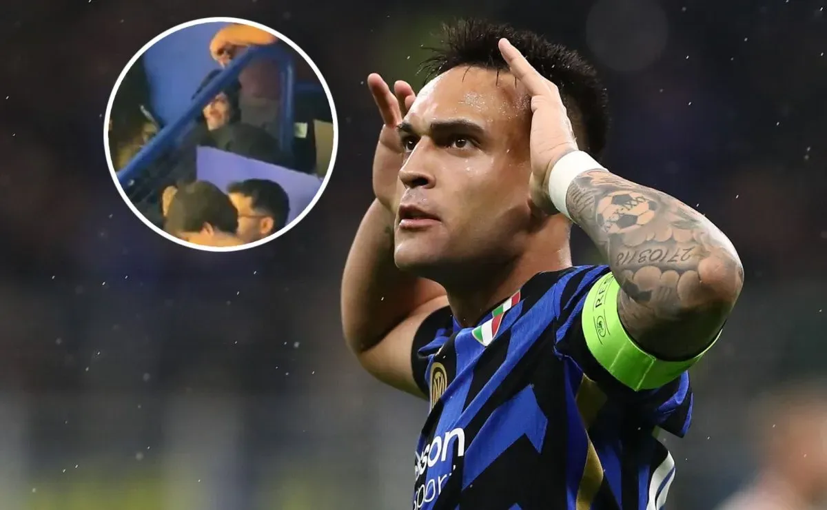 Lautaro Martínez apareció en La Bombonerita: el motivo y el cantito que le dedicaron los hinchas de Boca