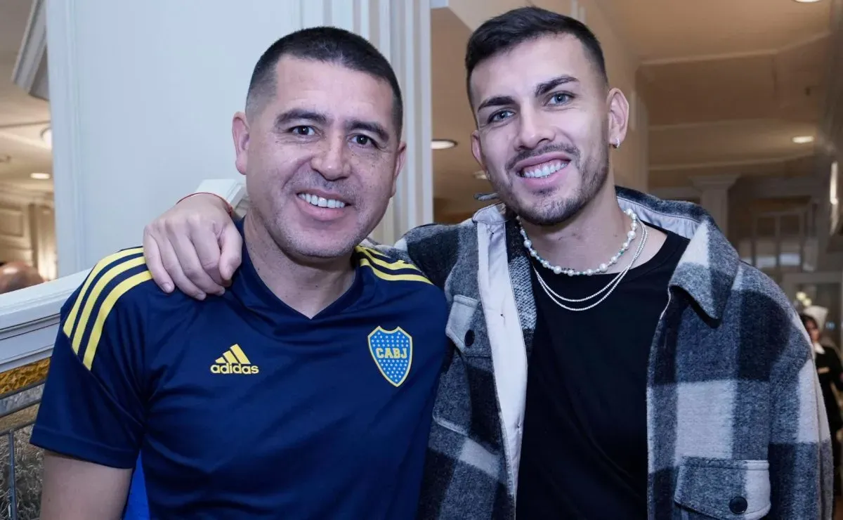 Riquelme se reunió con Paredes luego del Boca-Benfica: qué hablaron y la respuesta del jugador