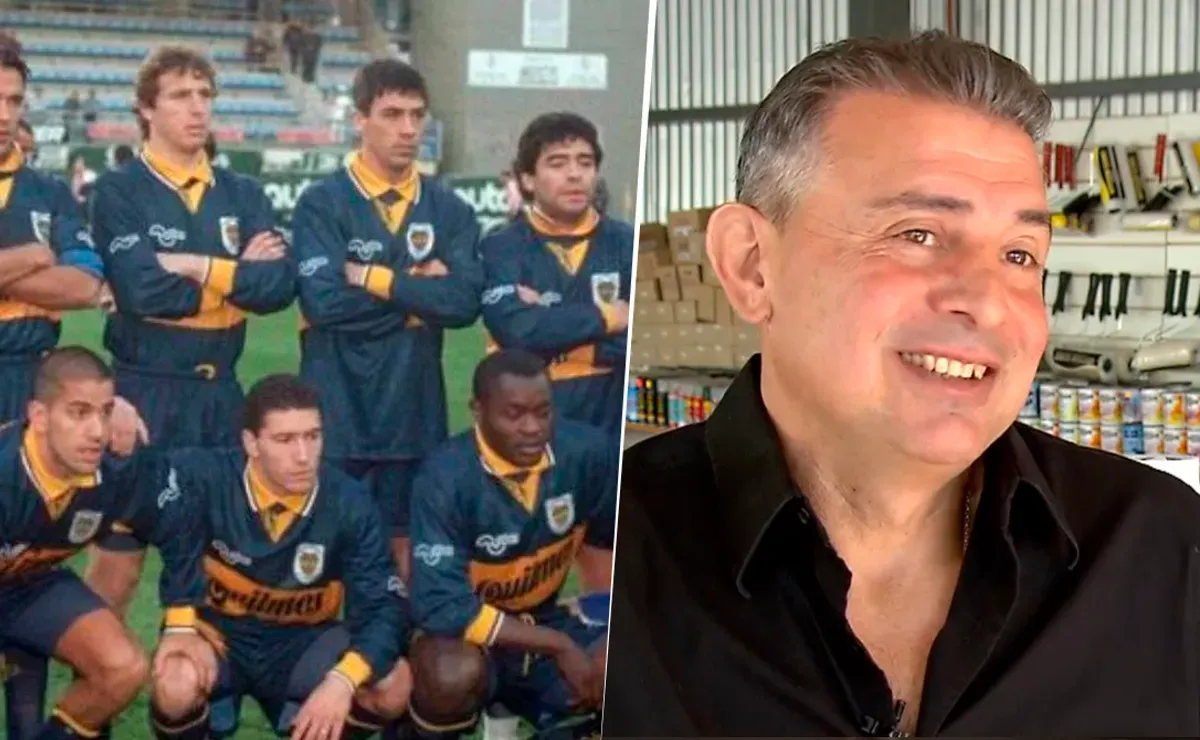 Llegó con Maradona a Boca y ahora trabaja en el mercado central: 