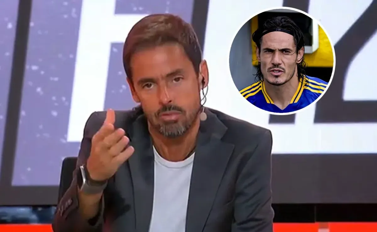 Mariano Closs y una tajante postura sobre el nivel de Cavani en Boca: 