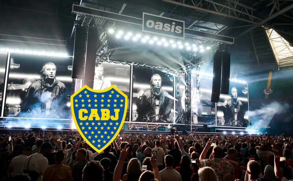 Apareció un hincha de Boca en la vuelta de Oasis y fue viral: 