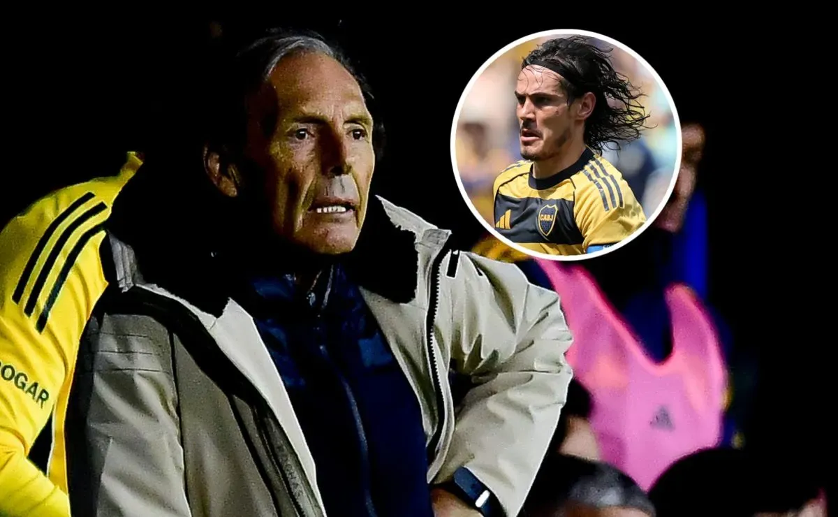 La decisión de Russo cuando Cavani entró a la cancha que marca su postura para lo que viene en Boca