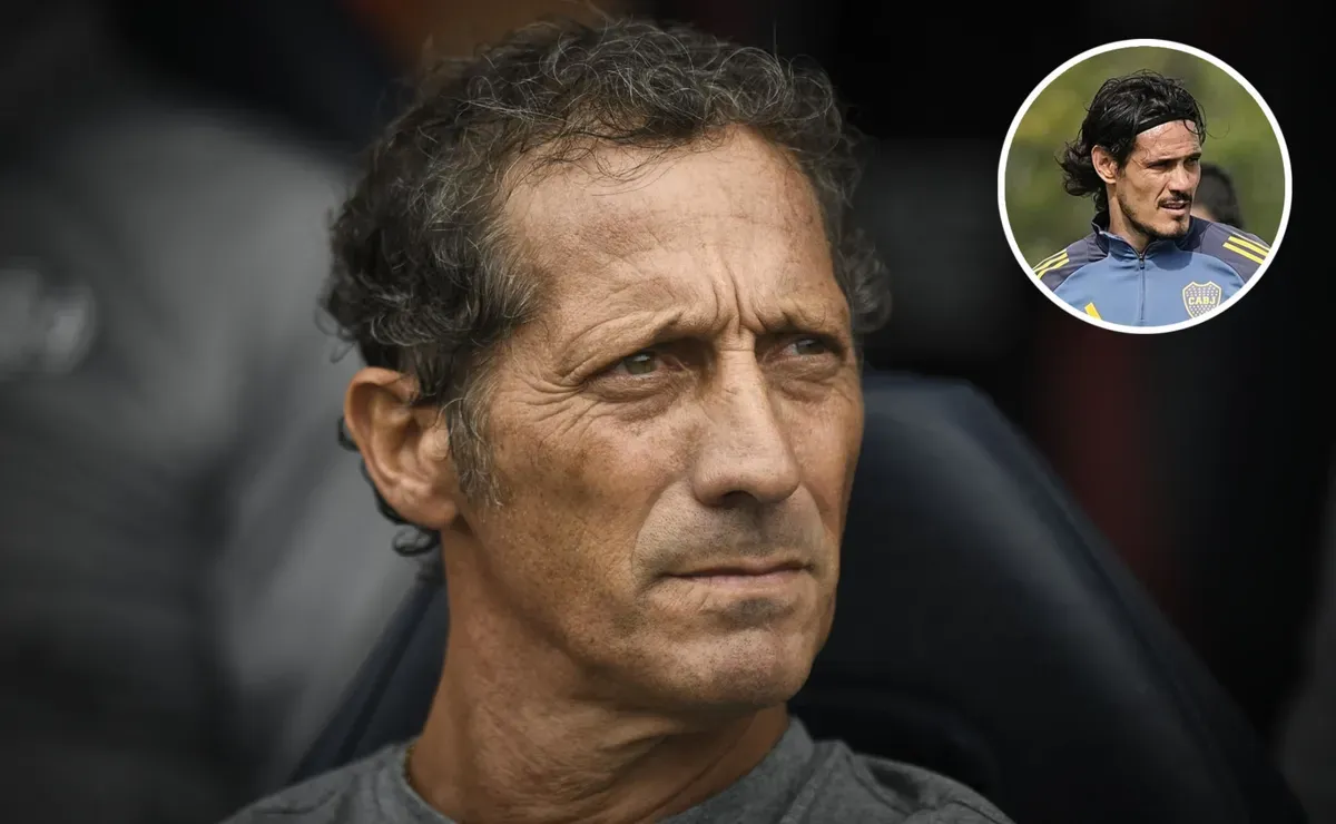 El inesperado respaldo del DT de Banfield a Cavani antes del duelo contra Boca: 