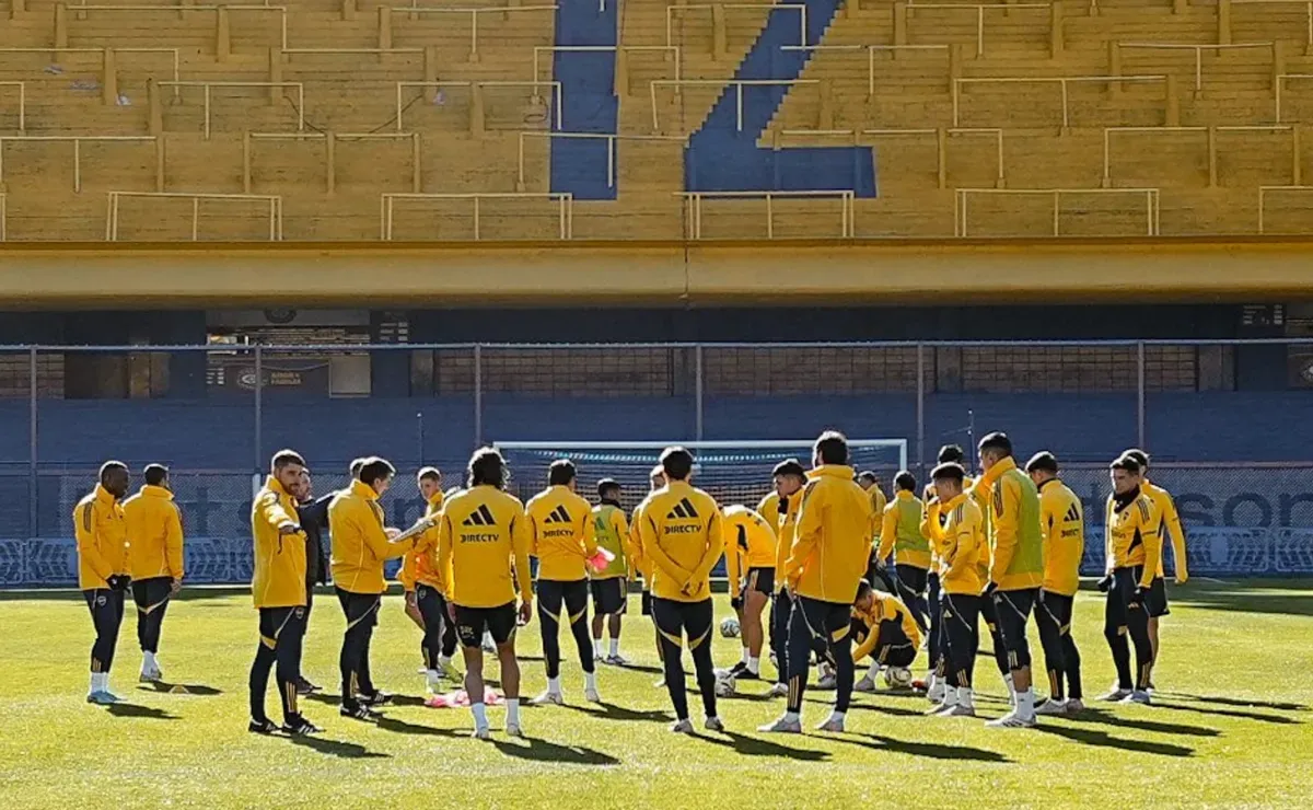 ¿No juega ante Aldosivi? El titular de Boca que volvió a estar ausente en la práctica en La Bombonera