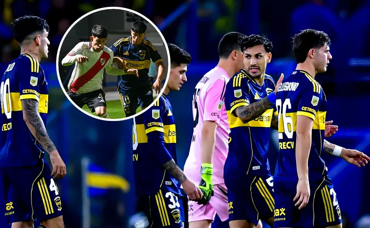 Inesperada aparición: el gran gesto de una figura de Boca con la Reserva en el Superclásico