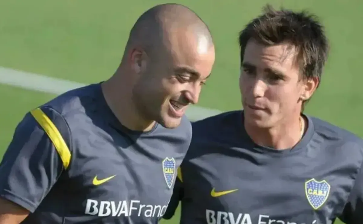 Igual que en Boca: Mouche y Silva volvieron a tirar paredes pensando en la Copa Potrero