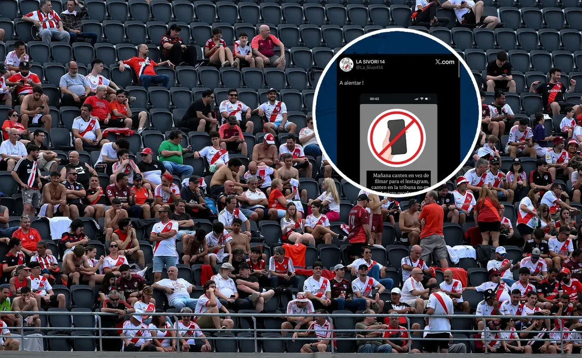 Los hinchas de River piden aliento para el partido ante Palmeiras y en Boca estallan de risa: 