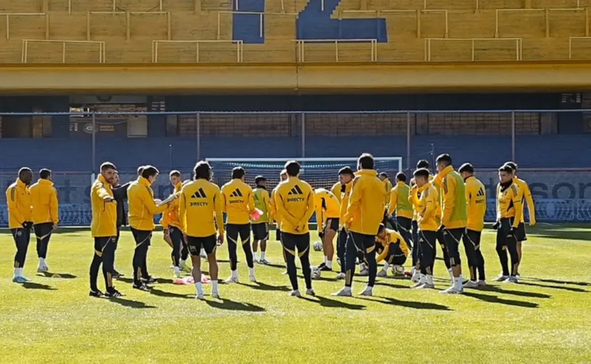 Una figura de Boca no participó del ensayo de fútbol: ¿no juega el domingo?