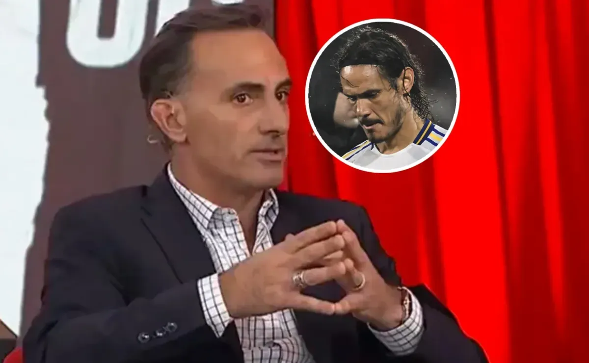 Diego Latorre, duro contra Edinson Cavani: 