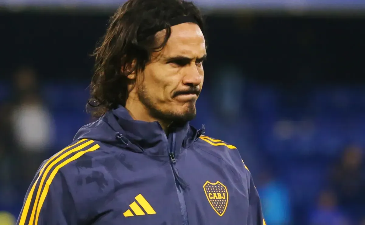 Cavani se resintió de su lesión: el nuevo objetivo que se puso el delantero de Boca