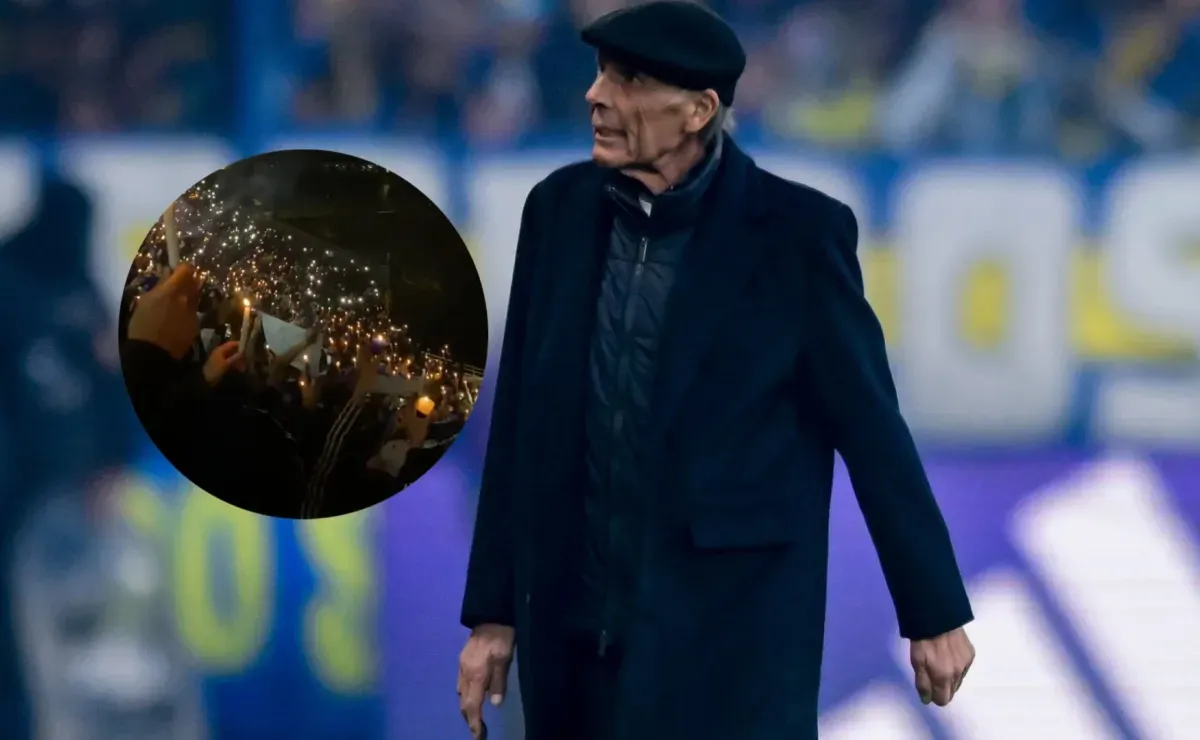 El conmovedor homenaje de Millonarios para Miguel Ángel Russo: 