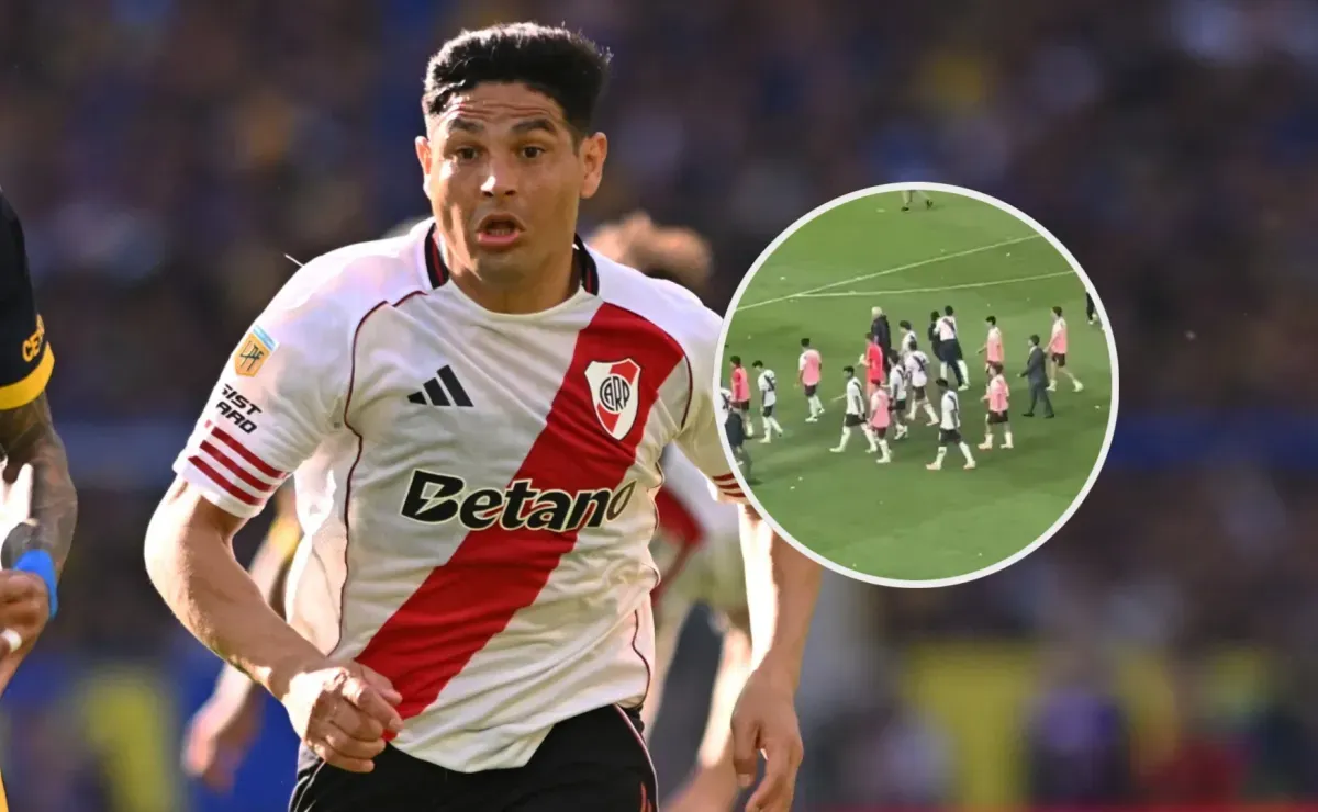 ¿Será sancionado? Maxi Salas le dio una trompada a un hincha de Boca y no se vio en TV