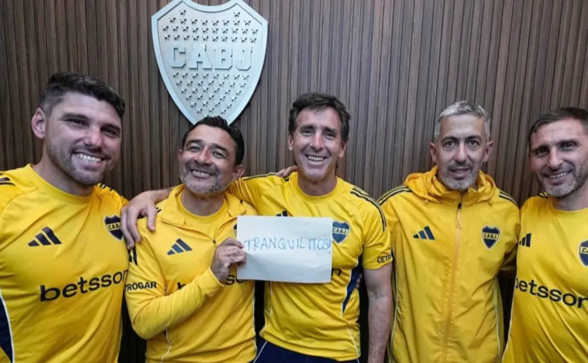 La frase de Russo que acompañó al cuerpo técnico de Úbeda en el Superclásico ante River: 