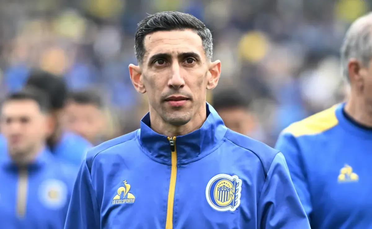 La desafiante postura de Di María tras el título para Rosario Central: 