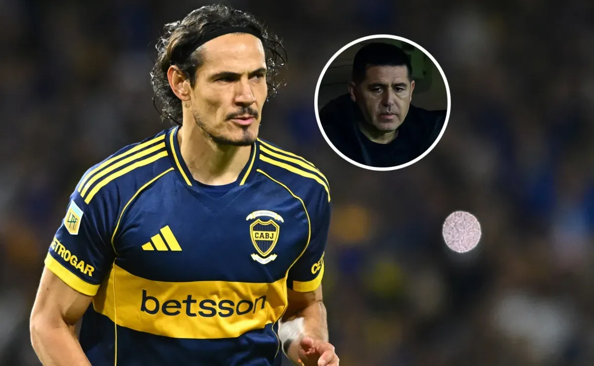 ¿Cavani sigue en Boca? Qué piensa Riquelme y la cláusula que tiene el uruguayo a fin de año