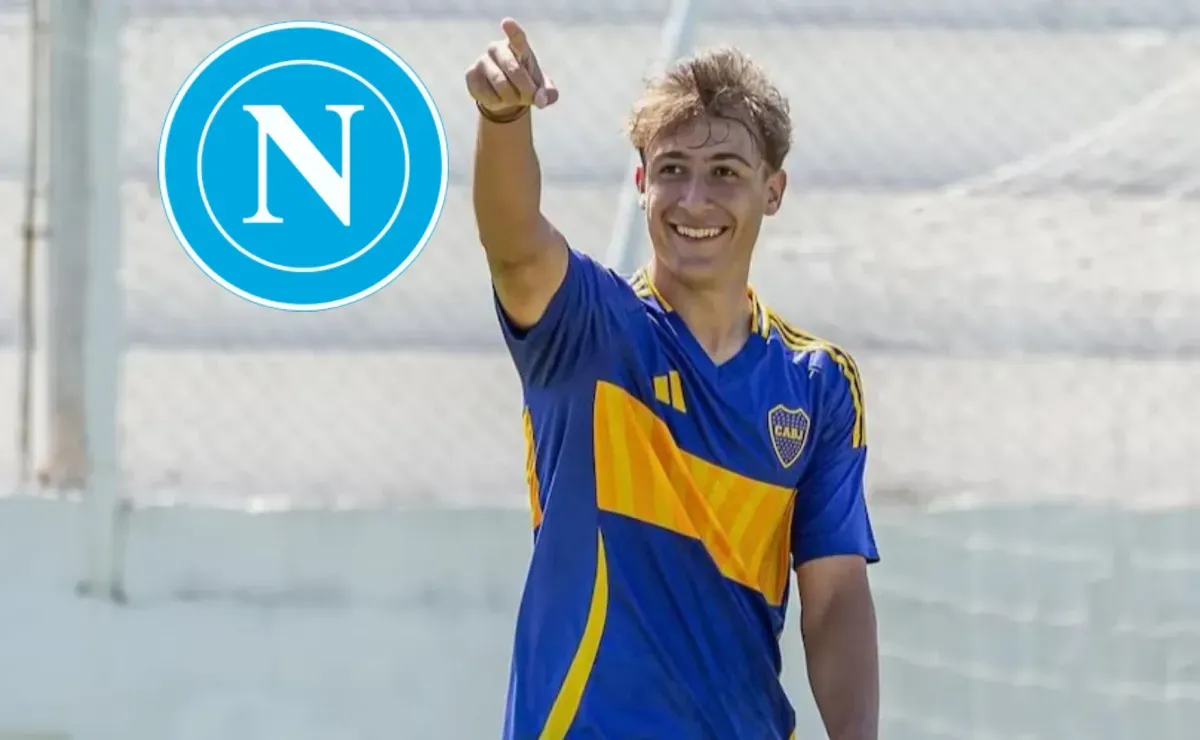 Un crack perdido: el juvenil de Boca se va por la patria potestad al Napoli de Italia