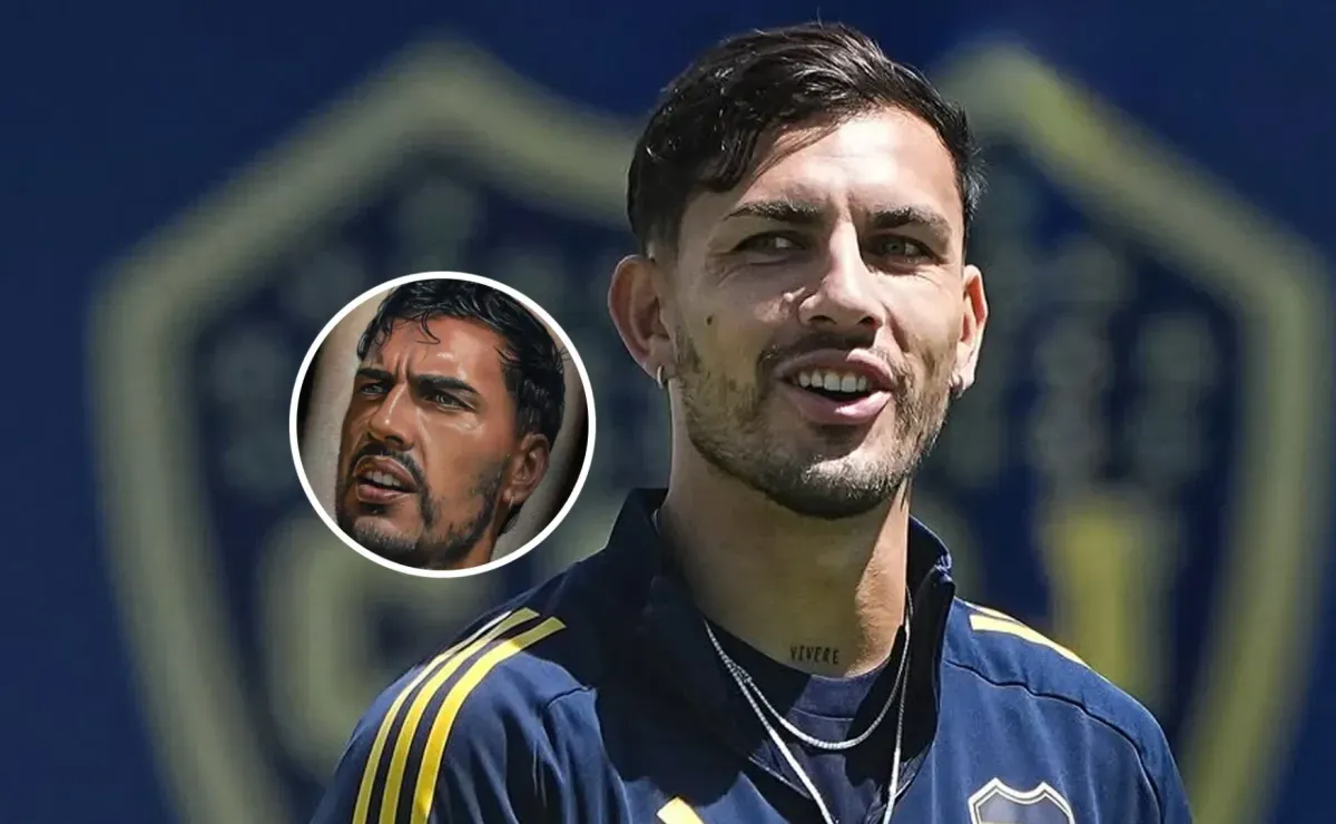 Viral: un hincha de Boca se hizo un tatuaje gigante de la cara de Paredes
