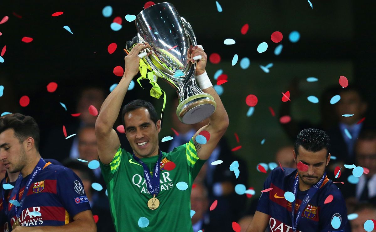 Claudio Bravo en su etapa en el FC Barcelona